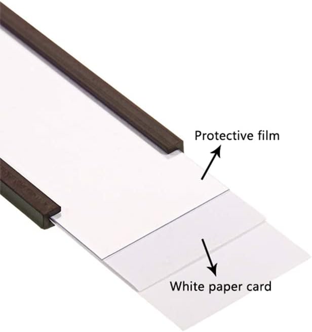Magentic Label Holders 3x6 Inch, Magnetic Labels for Shelving,Magnetic Data Card Holders File Cabinet Labels,Pack of 30