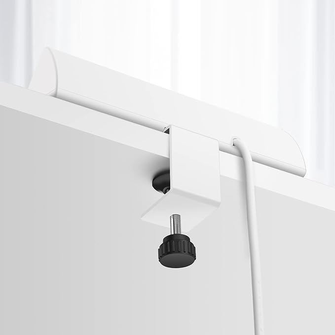 Desk Clamp Power Strip USB C,40W Fast Charging Station,2 PD 20W USB C Charger,Desk Edge Mount Power Strip 4 USB Ports 3 Widely Spaced Outlets Surge Protector,6ft Flat Plug,Fit 1.96" Tabletop Edge