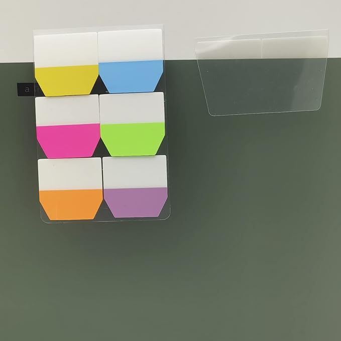Sticky Index Tabs 1 Inch Page Markers Flags Page Notes Sticker Page Tabs Sticky Tabs for Binders Bookmarks Notebooks File (360pcs)