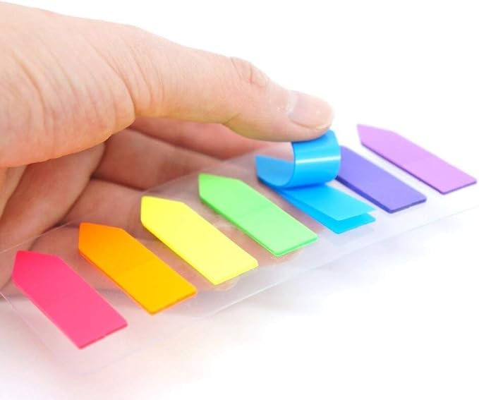 560PCS Page Markers Sticky Index Tabs Book Annotation Bookmark Notes Small Pop Up Index Flag Tabs, Post Tabs Flags Stickers