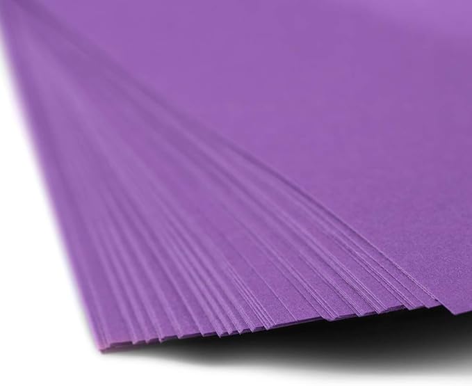 JAM PAPER Colored 24lb Paper - 90 gsm - 8.5 x 11 - Violet Recycled - 500 Sheets/Ream