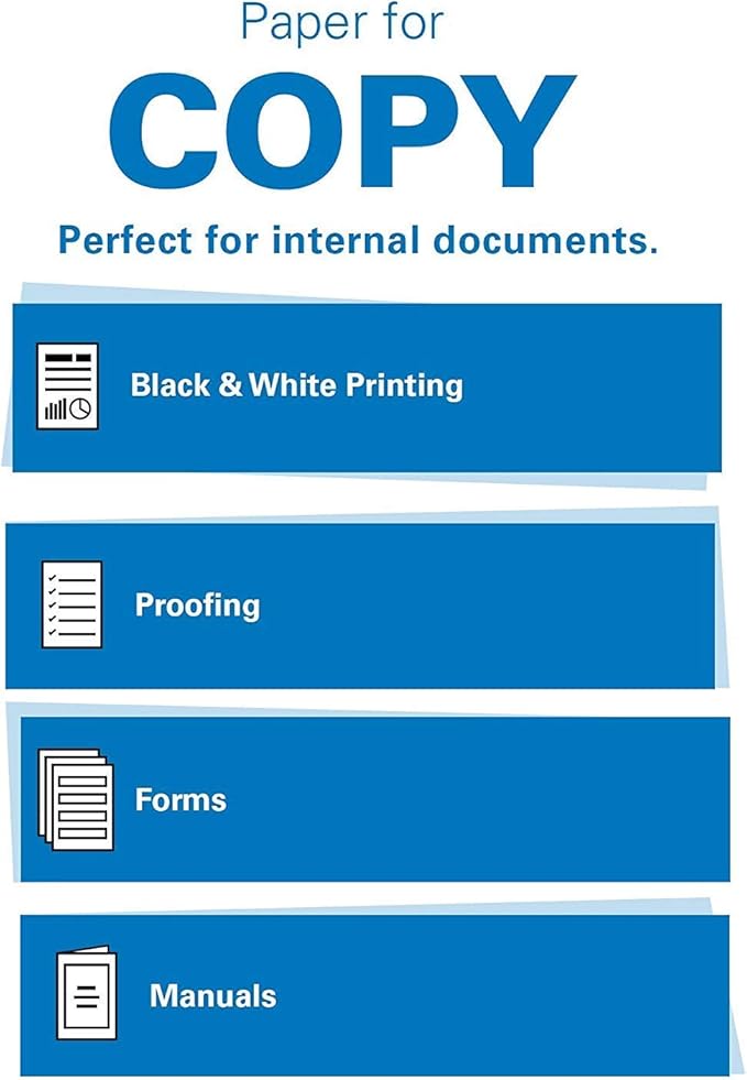 Hammermill Printer Paper, 20 lb Copy Paper, 8.5 x 11 - 4 Bulk Packs (3000 Sheets) - 92 Bright, Made in the USA