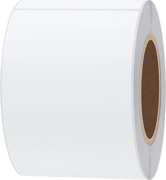 Hybsk 2.25x4 inch Direct Thermal Labels for Barcodes, Address, Compatible with Rollo Label Printer & Zebra Desktop Printers (2.25"x4",White)