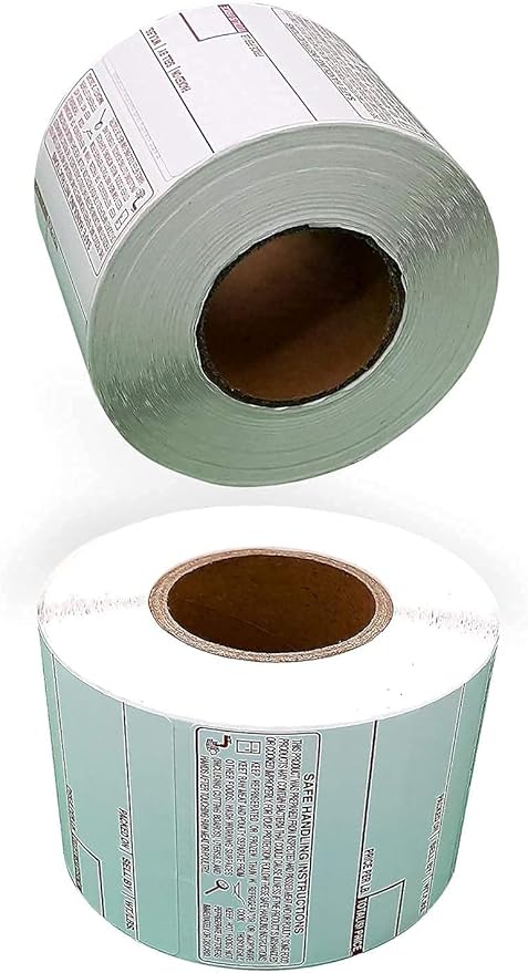 LST-8040 Printing Scale Label, All RED Letters, 58 x 60 mm, UPC/Safe Handling 36 Rolls Per Case, Lower Price Than 12 Rolls