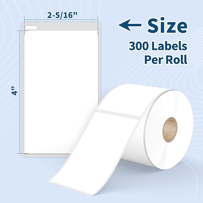 Tacnology 12 Rolls 3600 Labels Compatible with DYMO 30256 2-5/16" X 4" Adhesive Shipping Labels, Direct Thermal Labels Used with DYMO Label Writer 450, 450 Turbo, 4XL, Rollo & Zebra Desktop Printers