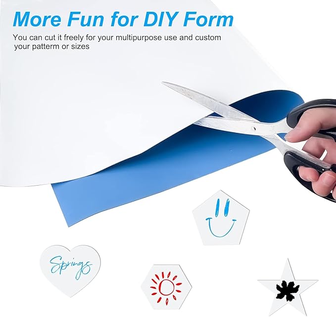 Magnetic Whiteboard Contact Paper, 18" x 39" Stick on Magnetic Dry Erase White Board Sticker on Wall, Easy to Write for Kids Drawing, School, Office, Kitchen Fridge