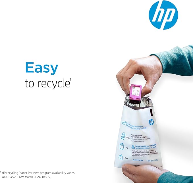 HP 910 Cyan, Magenta, Yellow Ink Cartridges | Works with HP OfficeJet 8010, 8020 Series, HP OfficeJet Pro 8020, 8030 Series | Eligible for Instant Ink | 3YN97AN, 3 Count (Pack of 1)