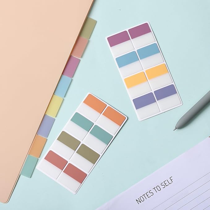 Mr. Pen- Sticky Index Tabs, 240 Pcs, Colorful Sticky Tabs for Notebooks, Page Markers, Page Tabs for Binders, Page Tabs Sticky Tabs for Books, Notebook Tabs, Book Sticky Tabs for Notebooks