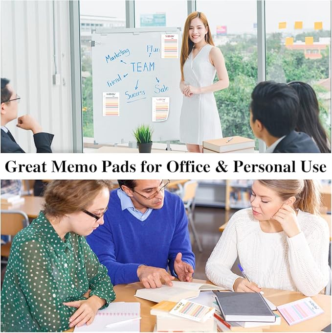 4 Packs to Do List Notepad, 240 Sheets Daily to Do List Sticky Notes 4x6Inches Memo Pad Pastel Candy Color Portable Planner for Coworkers Funny Office Gifts, 4 Cute Designs