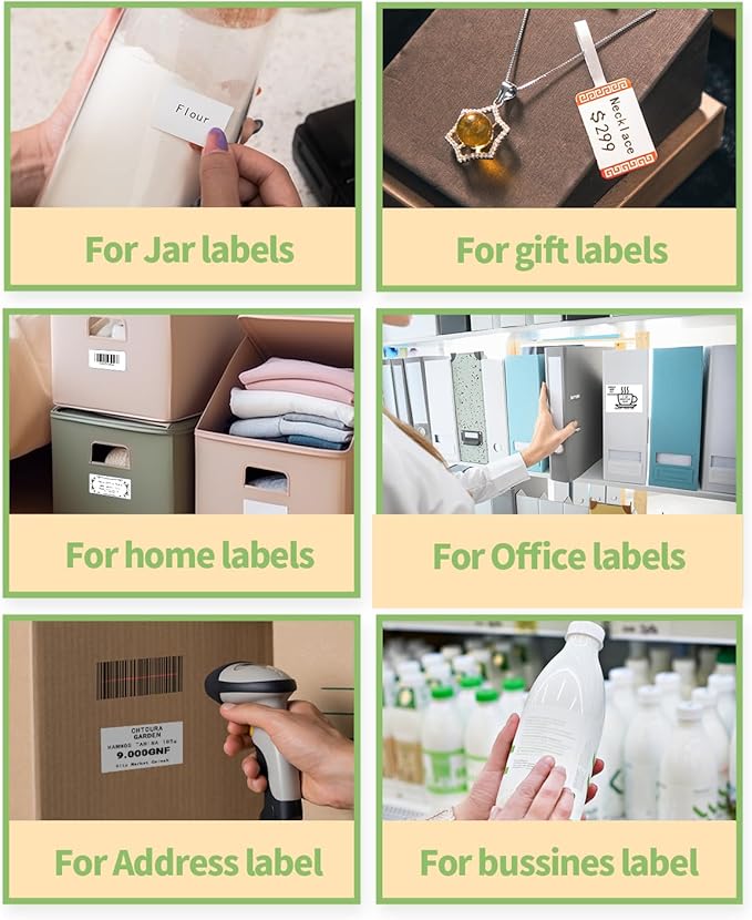 2 Inch Circle Thermal Label Sticker Compatible with Phomemo M110/M221/M220/M120/M200/M110S Label Printers,1.96" x 1.96"(50x50 mm),Round Label Sticker for Gift/Mailing/Business/Home Tag,140labels/Roll