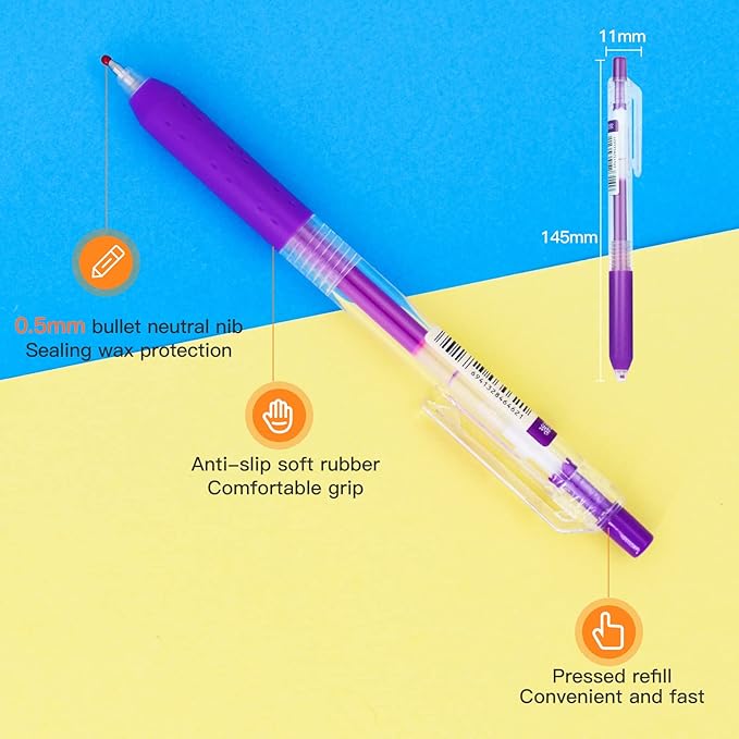 Metallic Colors Journal Planner Pens Colorful 0.5mm Markers Fine Tip Drawing Pen Porous Fineliner Pen for Bullet Journaling Writing Note Taking Coloring Art Office School Supplies (6 metallic colors)