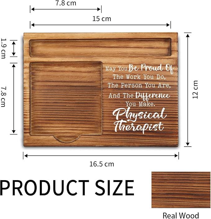 Physical Therapist Appreciation Gifts, Thank You Gifts for Physical Therapist, PT Gifts for Women, Men, Physical Therapist Office Desk Decor Gifts Self-Stick Note Pad Holders ZSS6