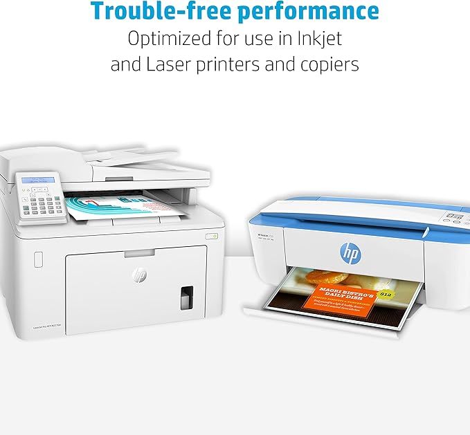 HP Printer Paper | 8.5 x 11 Paper | Premium 32 lb | 6 Pack - 3000 Sheets | 100 Bright | Made in USA - FSC Certified | 113100C