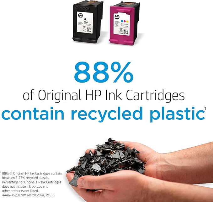 HP 936 Black, Cyan, Magenta, Yellow Ink Cartridges (4-pack) | Works with : OfficeJet 9122e; Pro: 9110b, 9125e, 9128e, 9130b, 9135e; OfficeJet Pro Wide Format 9730e | Eligible for Instant Ink | 6C3Z5LN
