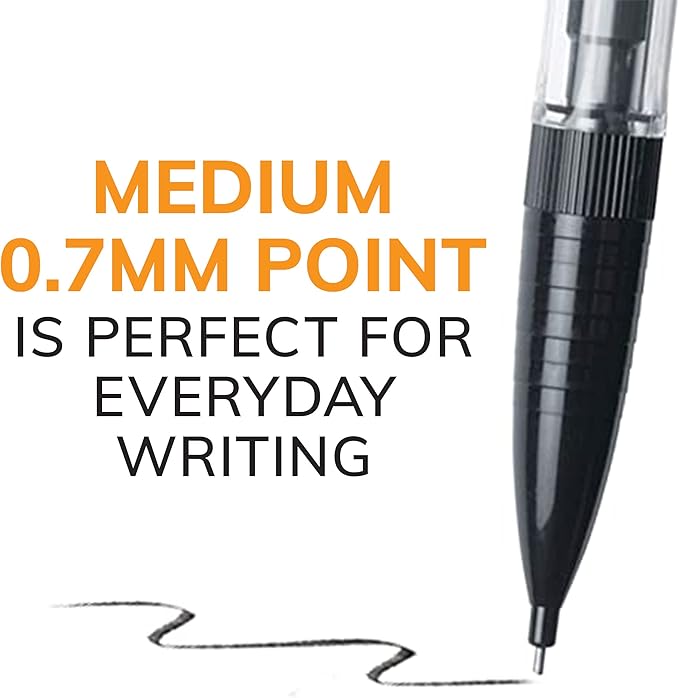 BIC Xtra-Smooth Mechanical Pencils with Erasers, Bright Edition Medium Point (0.7mm), 40-Count Pack, Bulk Mechanical Pencils for School or Office Supplies