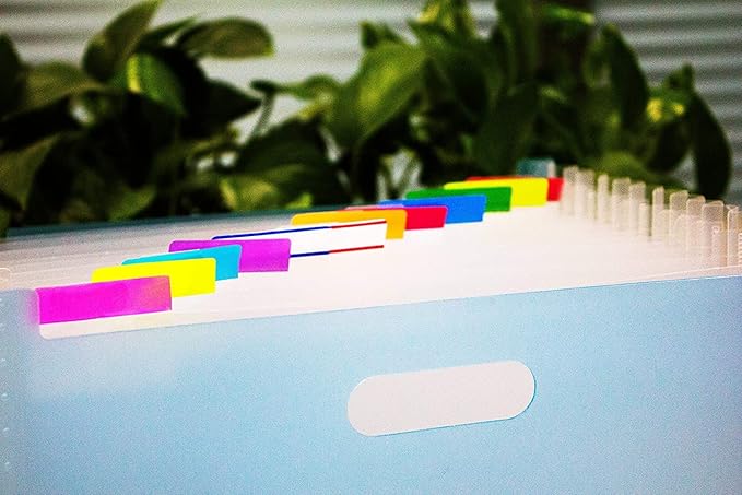 ELII 300 Pcs Tabs 2 Inch Sticky Index Tabs,Colorful Tabs for Notebooks,Writable and Transparent Book Tabs Page Tabs Colored Page Markers, Tabs for Books, Notebook Tabs, Tabs for Annotating Books