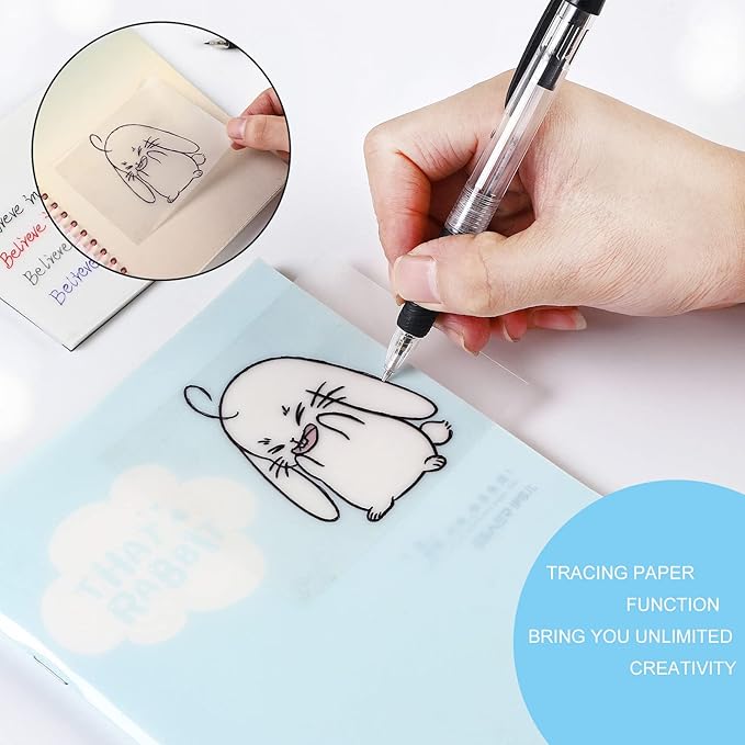 600 Pcs Transparent Sticky Notes Pad, 12 Packs Clear Sticky Notes for Books Message Reminder, Waterproof self-Adhesive Translucent Sticky Notes 3x2 Inch