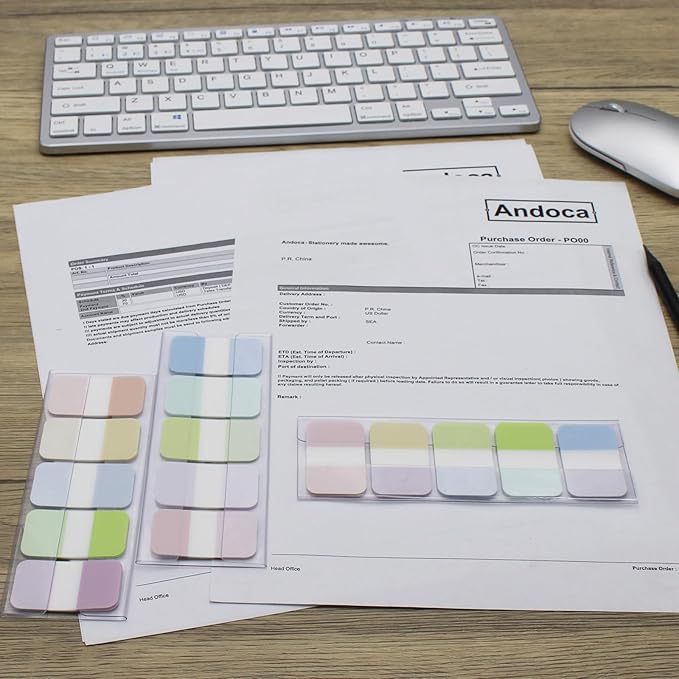 Tabs Flags Solid Assorted Colors, 0.98 x 1.71 Inch Alternating Sticky Tabs, Easy to Post, 4 On-The-Go Dispensers/Pack, 400 Pages Total