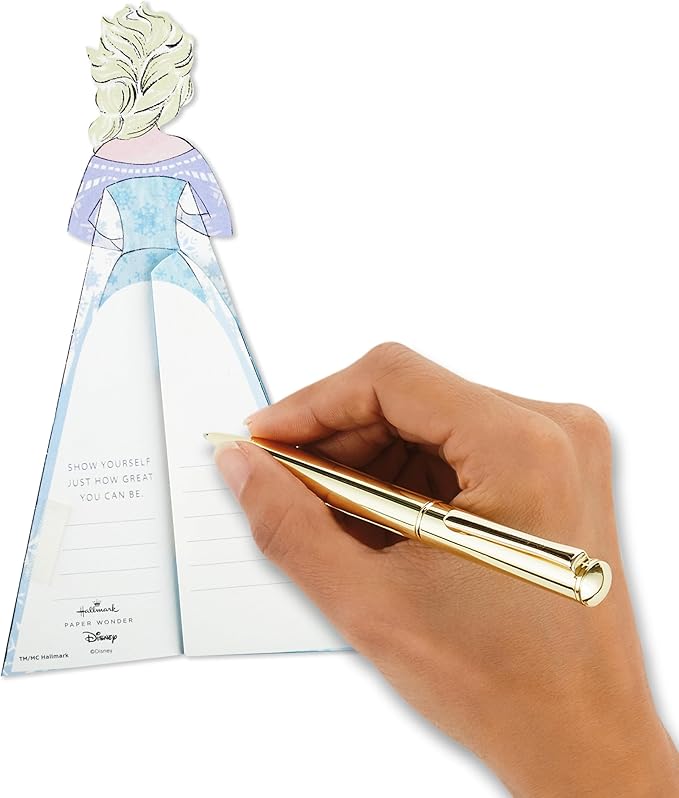 Hallmark Paper Wonder Frozen Disney Princess Pop Up Birthday Card (Honeycomb Elsa) for Birthdays, Encouragement, All Occasions