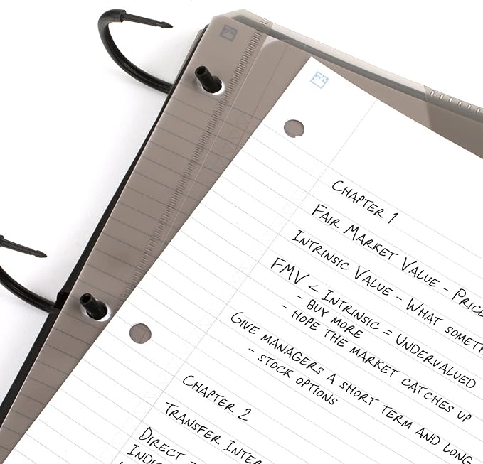 Five Star Flex Refillable Notebook + Study App, College Ruled Paper, 1-1/2 Inch TechLock Rings, Pockets, Tabs and Dividers, 300 Sheet Capacity, Color Will Vary (29328)