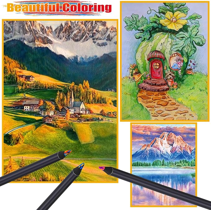 Easter Basket Stuffers for Teens, Easter Basket Essentials 12 Colors Rainbow Pencils, Adults Birthday Party Art Supplies, Christmas Gifts for Boys Girls, Stocking Stuffers for Kids,Pre-sharpened