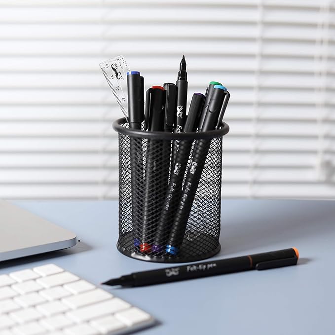 Mr. Pen- Felt Tip Pens, Fine Point, Pack of 8, Fast Dry, No Smear, Colored Pens, Journaling Felt Pens, Planner Markers