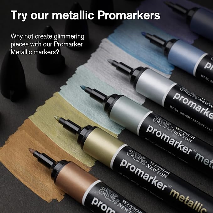 Winsor & Newton ProMarker Set, 6 Count, Pastel Tones