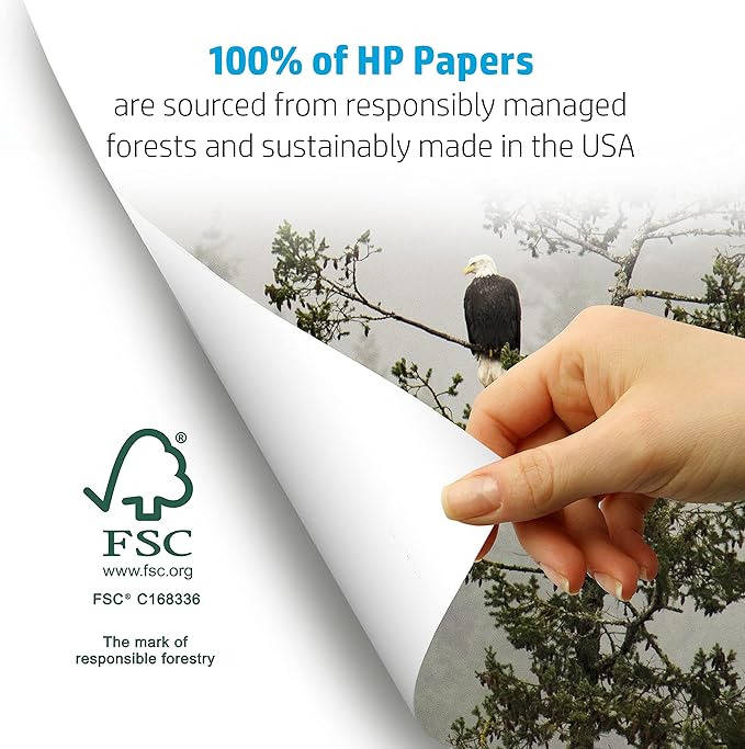 HP Papers 8.5x11 Printer Paper | Copy&Print 20 lb. | 32 Cases with extra 8 Premium32 – 184000 Sheets | 92 Bright | Made in USA – FSC Certified | 004380P