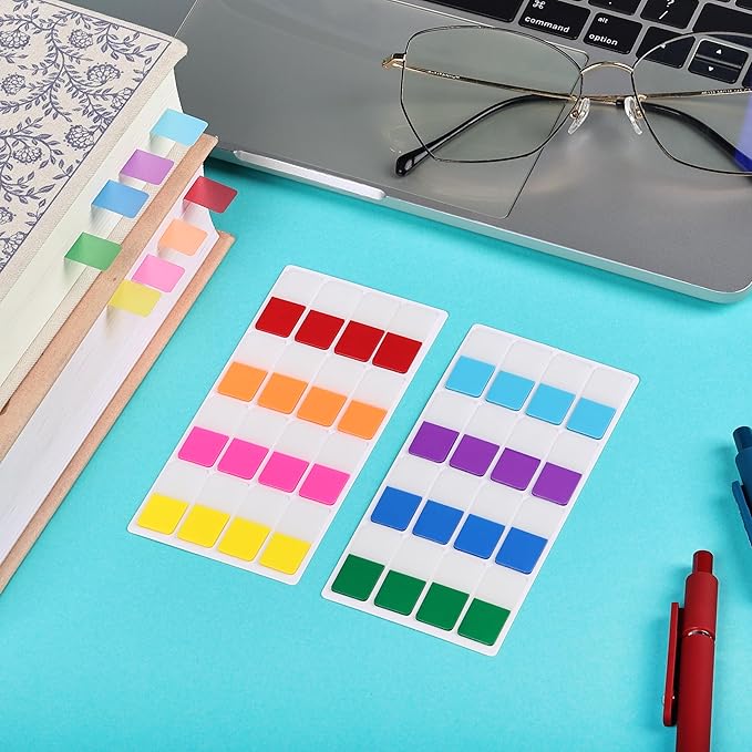 Mr. Pen- Sticky Index Tabs, 480 Pcs, Colorful Sticky Tabs for Notebooks, Page Markers, Page Tabs for Binders, Page Tabs Sticky Tabs for Books, Notebook Tabs, Book Sticky Tabs for Notebooks