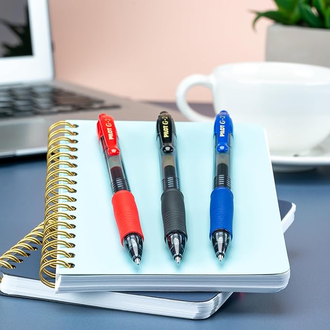 PILOT G2 Premium Retractable Gel-Ink Rolling Ball Pens, Bold Point (1.0mm), Assorted, 10-Pack, (11887)
