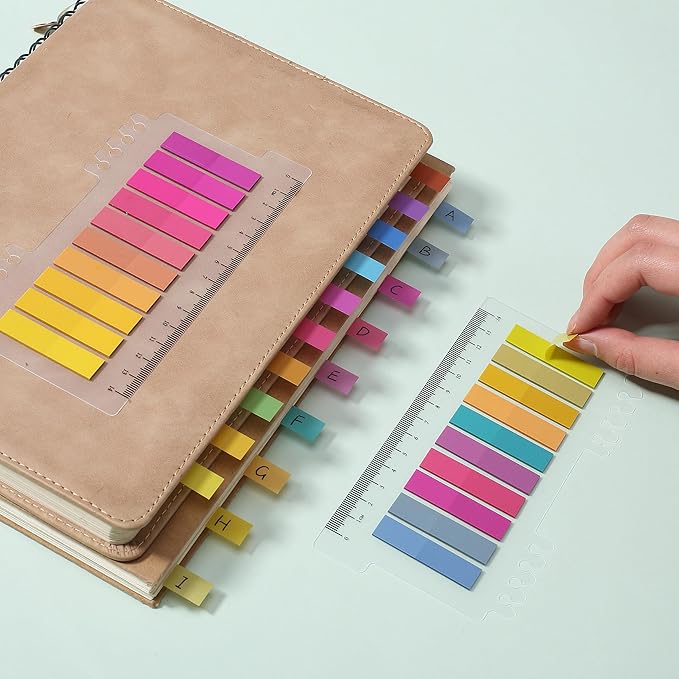 Mr. Pen- Sticky Tabs, 1600 Pcs, Colorful Book Tabs, Transparent Sticky Tabs for Books, Sticky Note Tabs, Page Markers Tabs, Book Markers, Page Tabs, Book Tabs for Annotating Books, Book Sticky Tabs