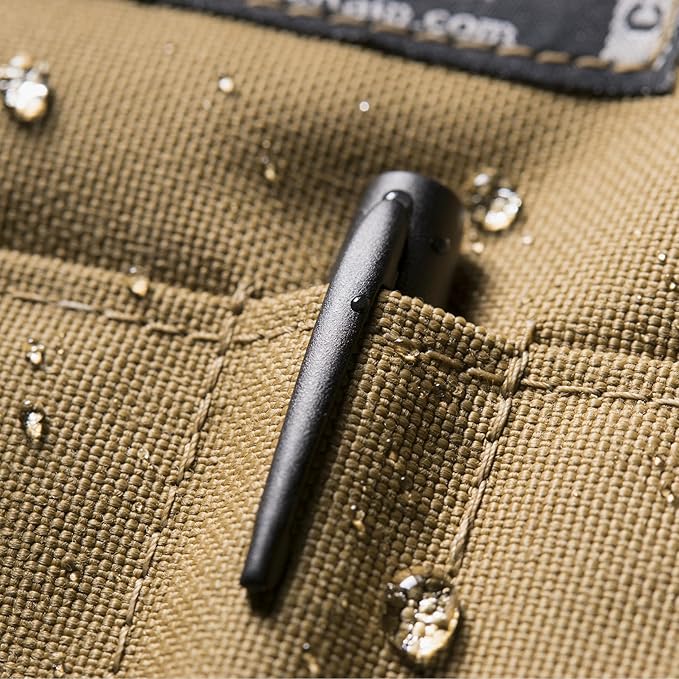 Rite in the Rain Weatherproof Side Spiral Kit: Tan CORDURA® Fabric Cover, 4.625" x 7" Green Notebook, and Weatherproof Pen (No. 973-KIT)
