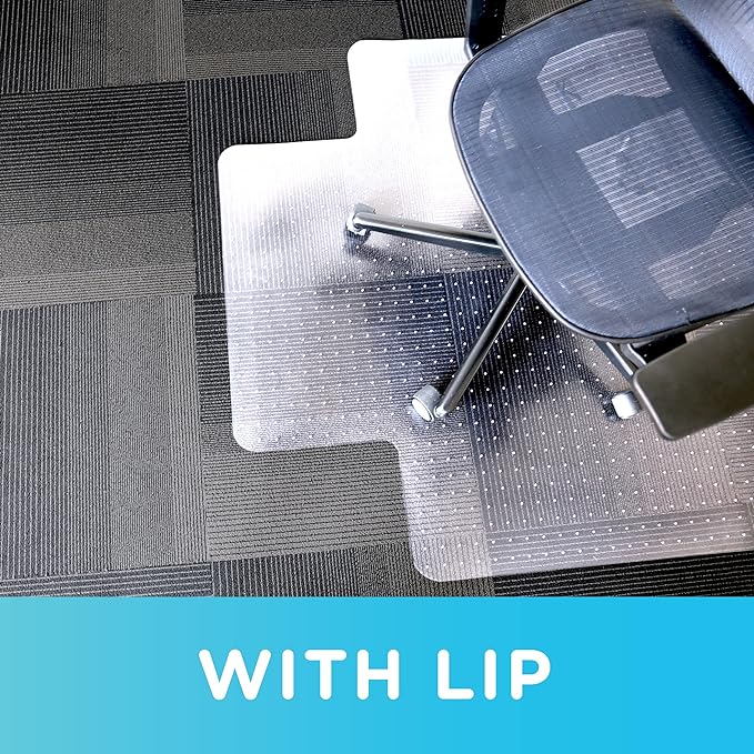 Dimex Office Chair Mat for Low Pile Carpet, 46" x 60", Clear