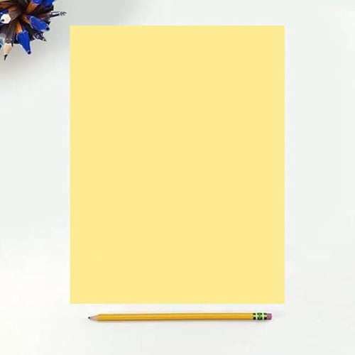 Colored Copy Paper, 20 LB 8.5 X 11, 500 Sheets (Buff)