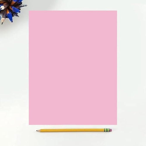 Colored Copy Paper, 20LB 8.5 X 11, 500 Sheets Per Ream (PINK)
