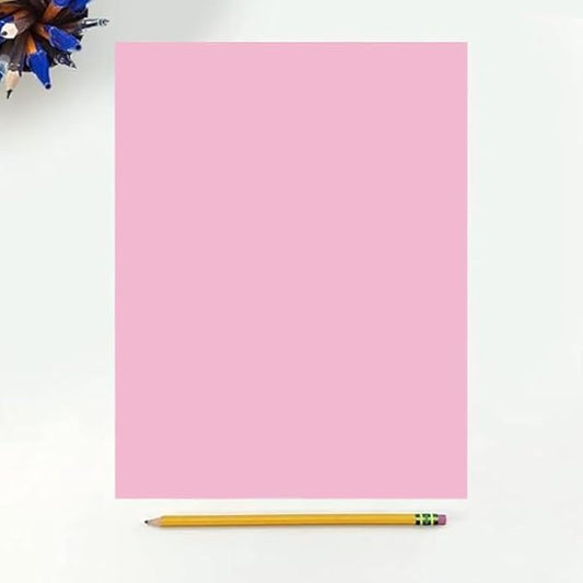 Colored Copy Paper, 20LB 8.5 X 11, 500 Sheets Per Ream (PINK)