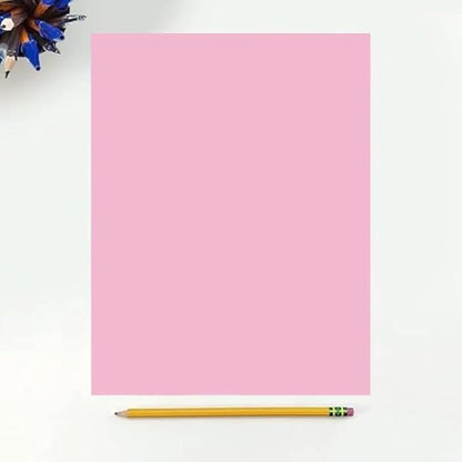 Colored Copy Paper, 20LB 8.5 X 11, 500 Sheets Per Ream (PINK)