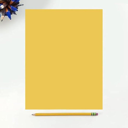 Colored Copy Paper, 20 LB 8.5 X 11, 500 Sheets (Gold)