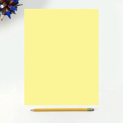 Colored Copy Paper, 20 LB 8.5 X 11, 500 Sheets (Canary)