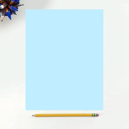 Colored Copy Paper, 20 LB 8.5 X 11, 500 Sheets (Blue)