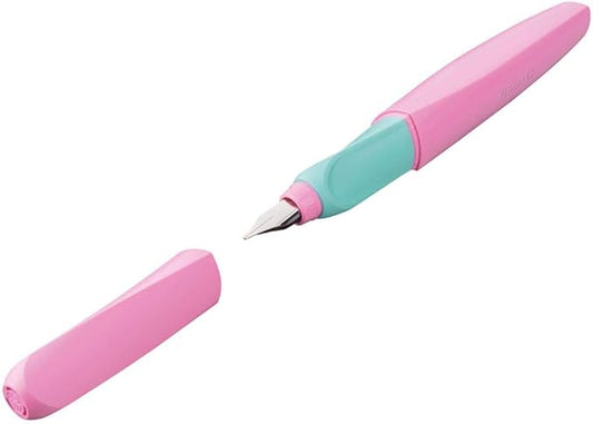 Pelikan Twist Fountain Pen with 1 Ink Cartridge, Medium Nib, Sweet Lilac, Boxed (814904)