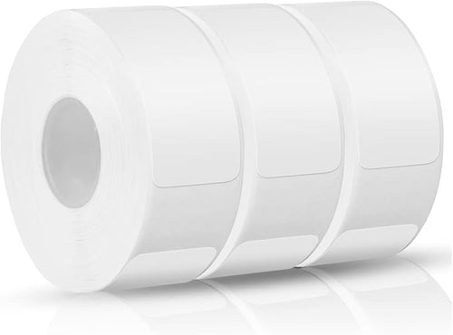 iEager Label Maker Tape, 15mm x 30mm, White Sticker Thermal Paper, Household Storage Labels, Self-Adhesive Label Tape, Set of 3