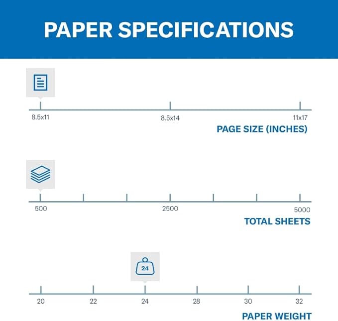Hammermill Colored Paper, 24 lb Goldenrod Printer Paper, 8.5 x 11-1 Ream (500 Sheets) - Made in the USA, Pastel Paper, 104349R