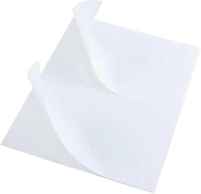 L LIKED 100 Half Sheet Shipping Labels, 2 per Sheet, 5.5 x 8.5 inchh, for Laser & Inkjet Printer (50 Sheets)