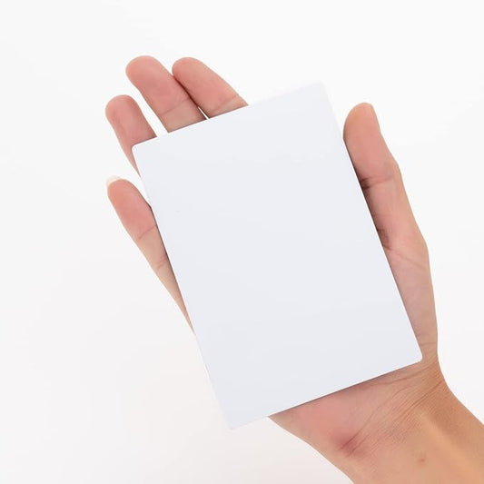 Dry Erase Big Magnetic Labels (4.8x3.2,Pack of 20),Large Write On Magnets Name Plates Sticker,Waterproof/Reusable for Refrigerator&Lockers&Whiteboard&Cabinet(White)