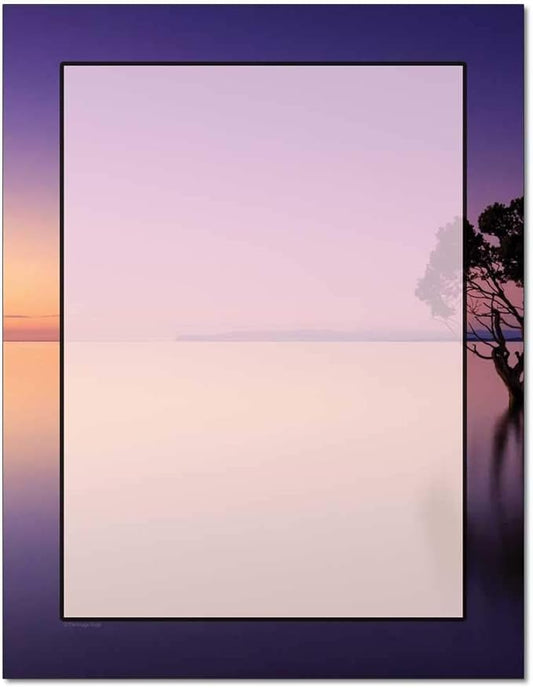 Purple Sky Letterhead Laser & Inkjet Printer Paper (100 Sheets)