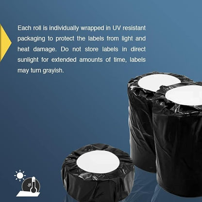 BETCKEY - Compatible Continuous Labels Replacement for Brother DK-2205 (2.4 in x 100 ft), Use with Brother QL Label Printers [10 Rolls + 2 Reusable Cartridges]