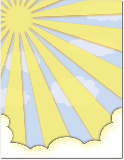 Sun Shiny Day Letterhead Laser & Inkjet Printer Paper, 100 pack