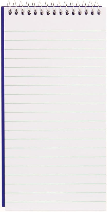 Blueline Reporter Notebook / Note Pad, 4 x 8 inches, 160 Pages / 80 Sheets (AT8B)