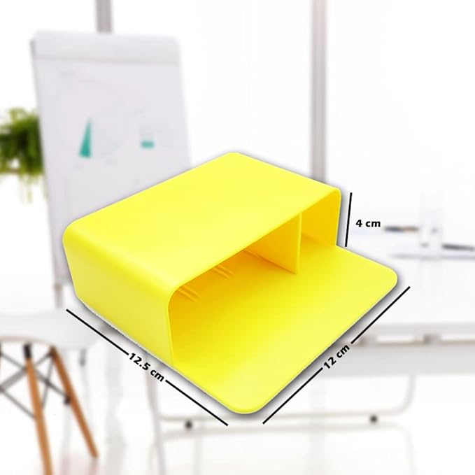 1 Pack Magnetic Marker Holder, Dry Erase Marker Holder Chalk Pen Storage Organizer for Whiteboard/Blackboard, Fridge/Regrigerator, Metal Locker, and Cabinet, (Yellow)